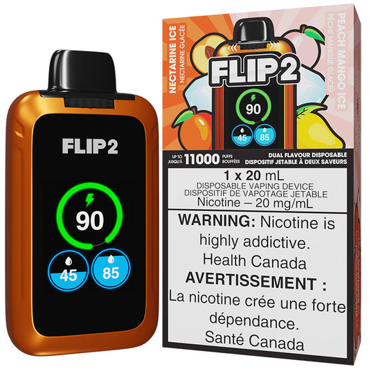 Flip 2 Nectarine ice and Peach Mango ice 11000 ( Provincial Tax )