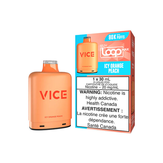 Stlth loop max x vice 80k Icy orange peach*