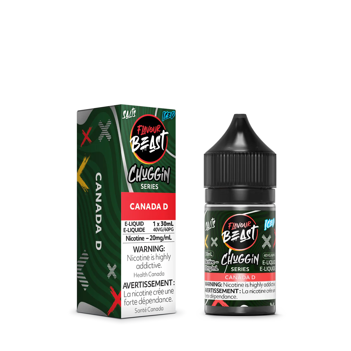 Flavour beast eliquid Canada D (20mg/30ml)*
