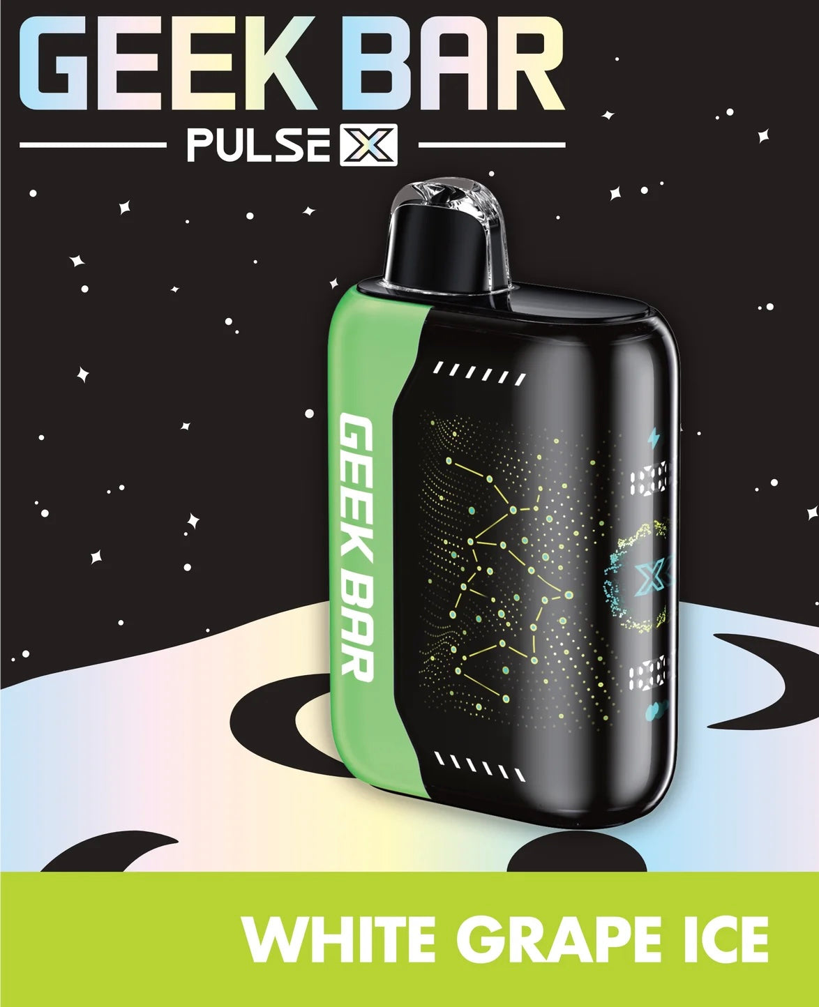 Geek Bar Pulse X 25k White grape ice (Provincial tax)