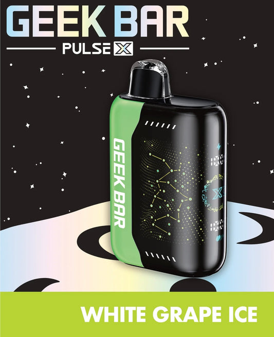 Geek Bar Pulse X 25k White grape ice (Provincial tax)