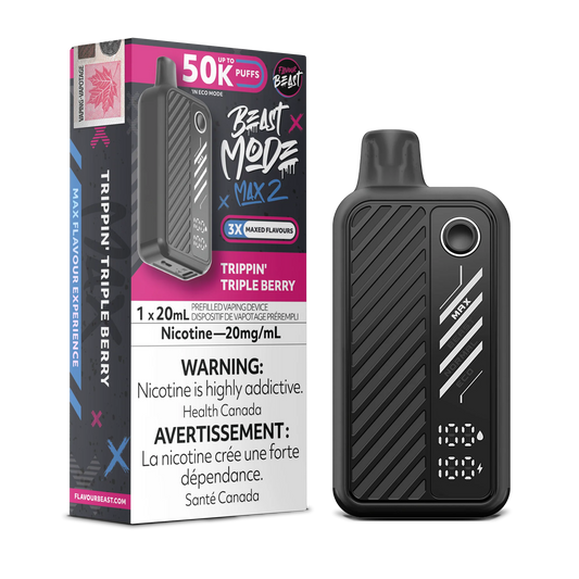 Flavour Beast Max 2 50k Trippin Triple Berry (Provincial Tax)