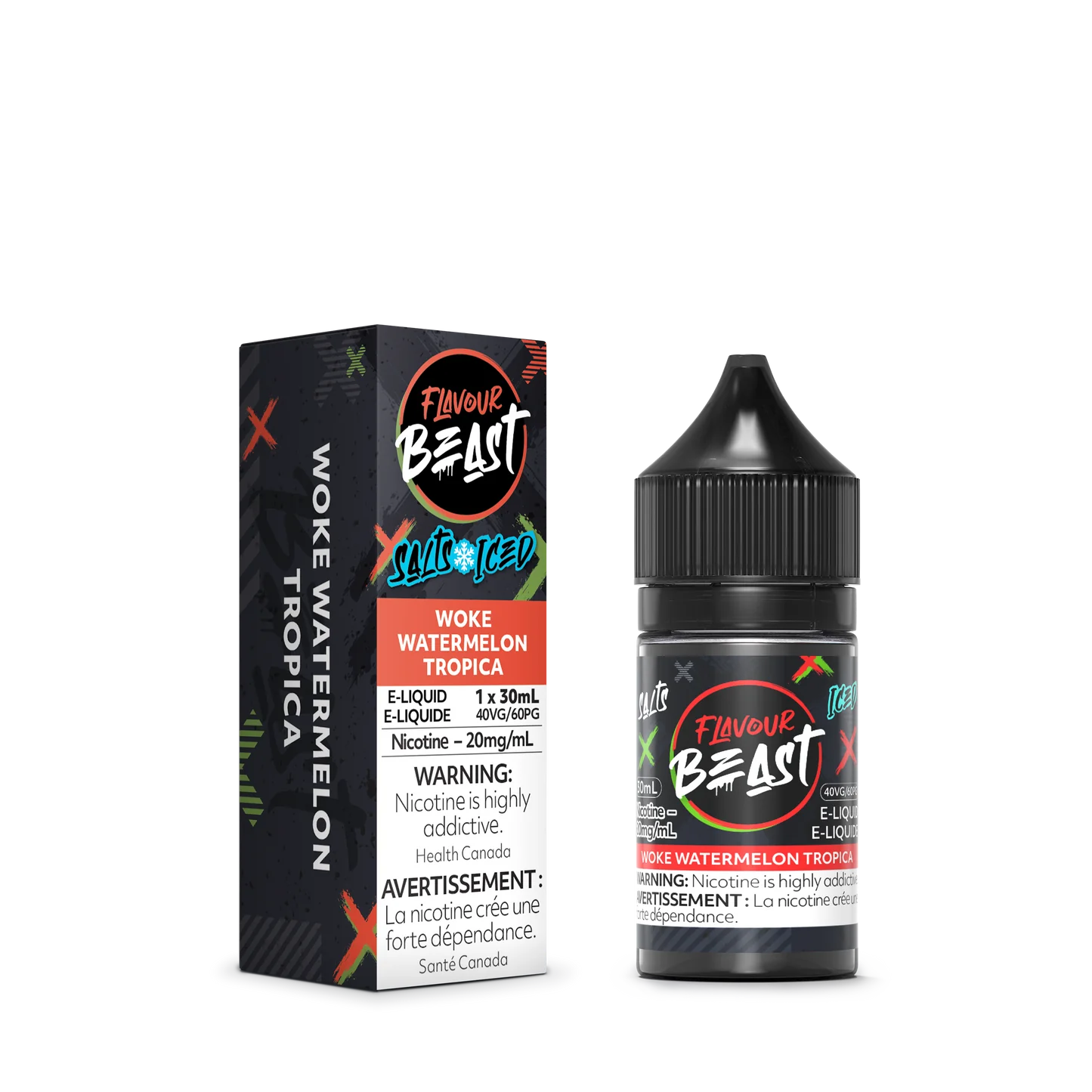 Flavour Beast eliquid Woke Watermelon Tropica 20mg/30ml*