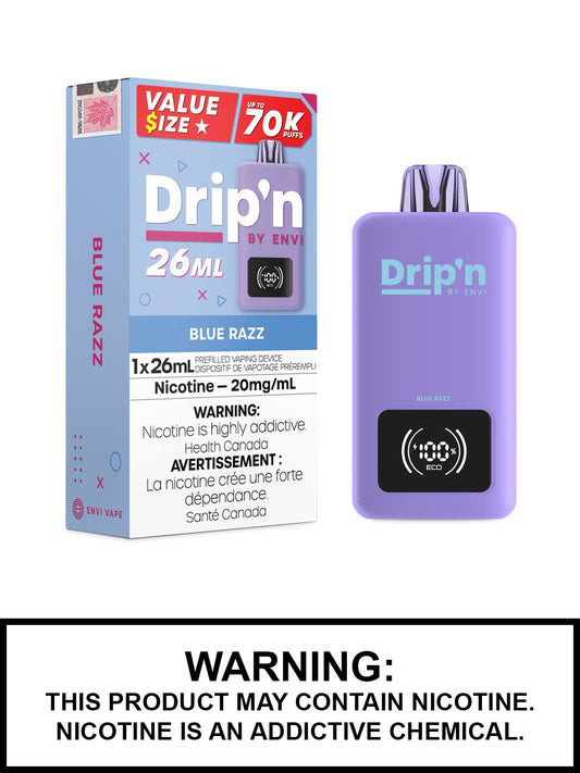 Dripn 70k Blue razz (Provincial tax)