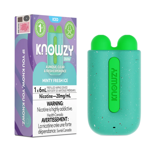 Knowzy Duo6 Minty Fresh Ice (Provincial Tax)