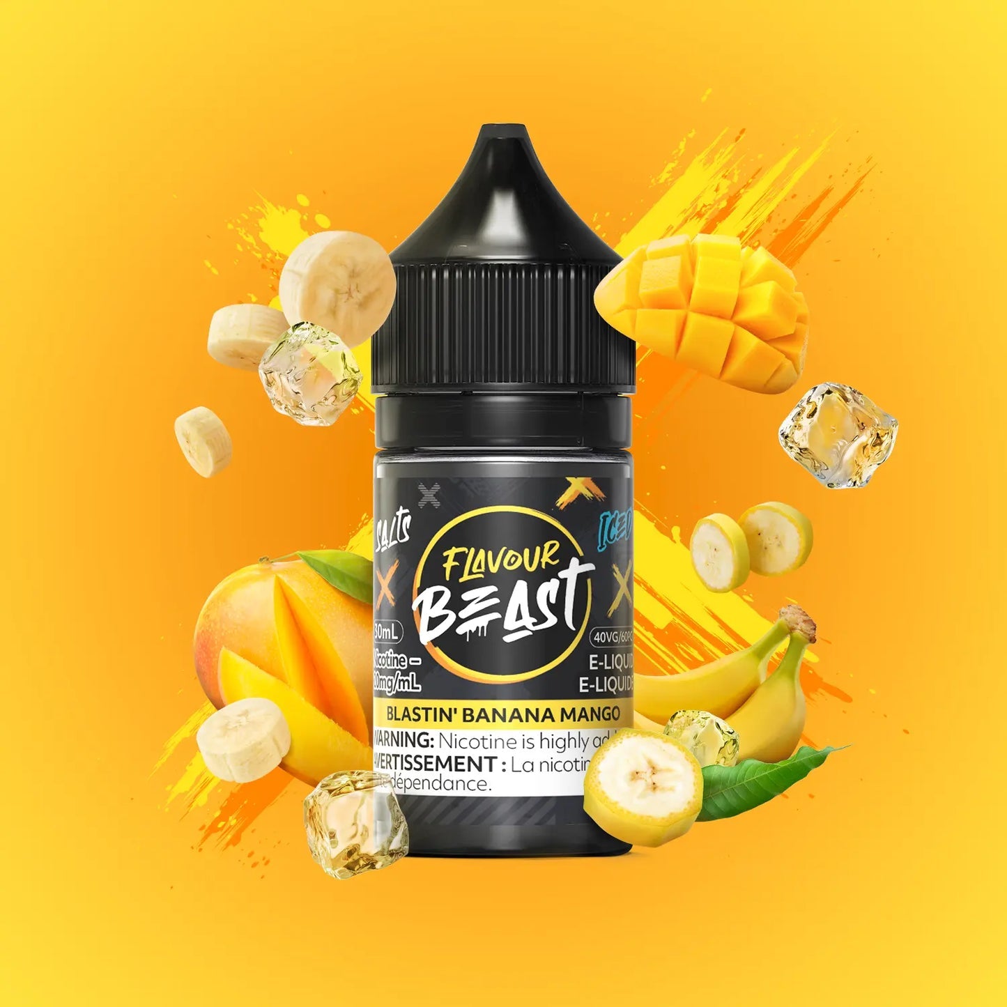 Flavour beast eliquid blastin banana mango (20mg/30ml) (provincial tax)