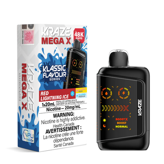 Kraze Mega X Klassic 48k Red Lightning Ice (Provincial)