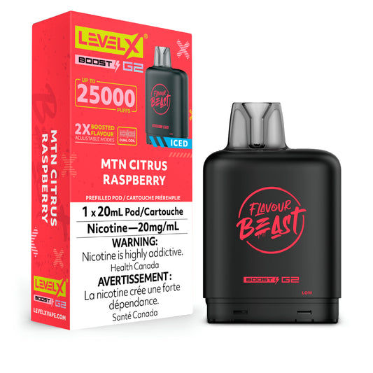 Level X 25000 MTN Citrus Raspberry *