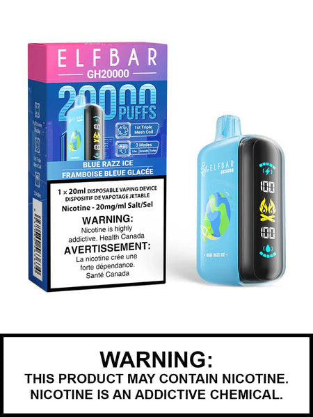 Elfbar GH 20000 Blue Razz Ice (Provincial tax)