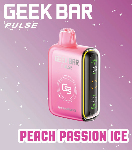 Geek Bar Pulse 9000 Peach Passion Ice (Provincial tax)