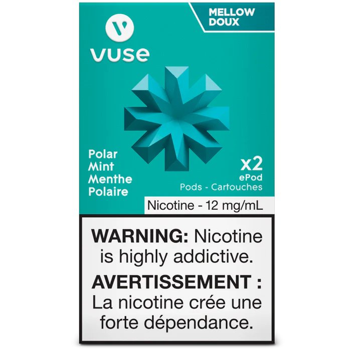 Vuse Pod Polar Mint nicotine free (provincial Tax)