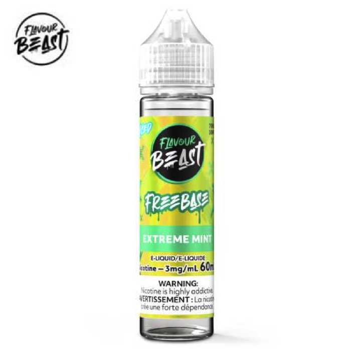 Flavour beast eliquid 3mg 60ml Extreme mint*