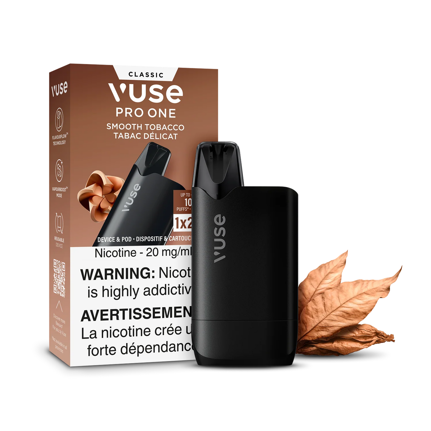 Vuse Pro one 1k smooth tobacco(provincial)
