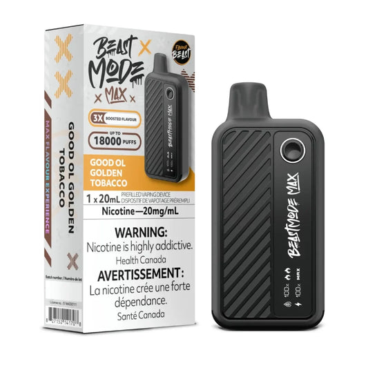 Flavour Beast - Beast Mode Max good ol golden tobacco 18k*