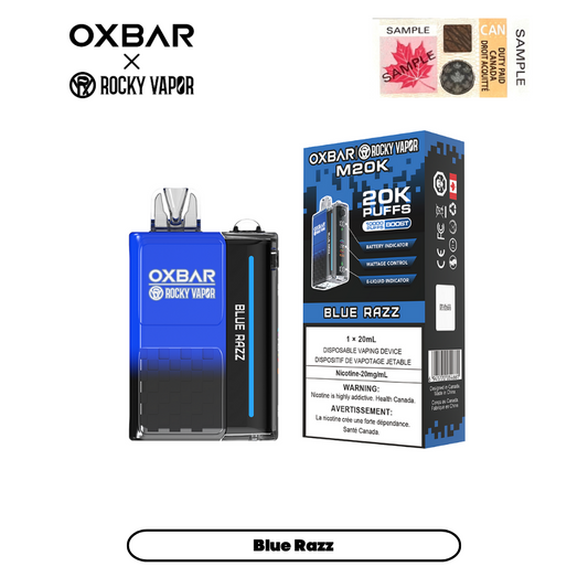 Oxbar 20000 blue razz