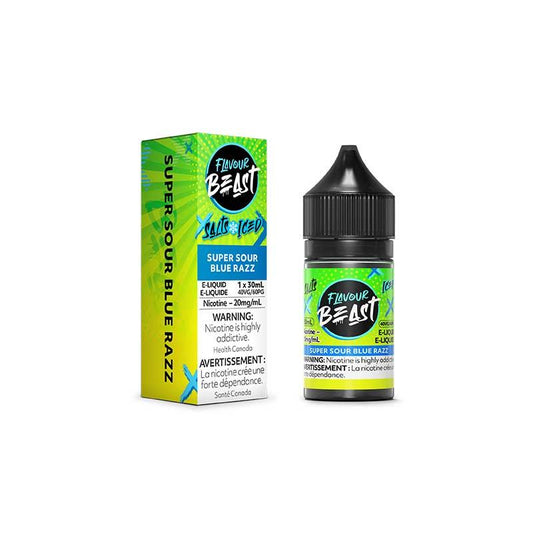 Flavour Beast eliquid Super Sour Blue Razz Ice 20mg/30ml*