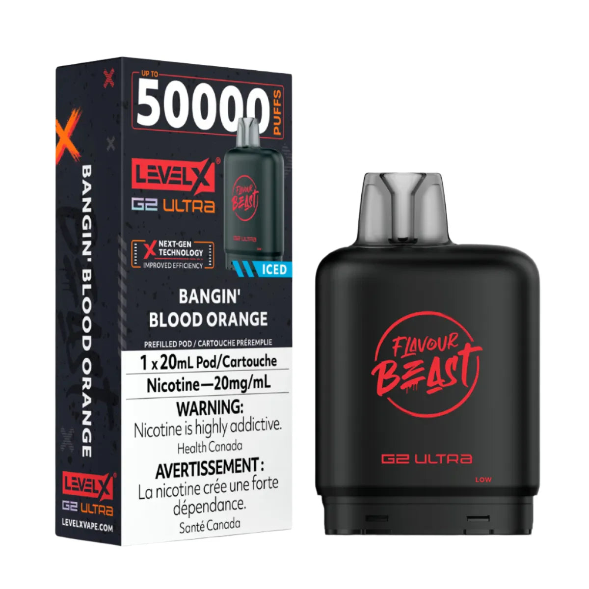 Level x 50k bangin blood orange*