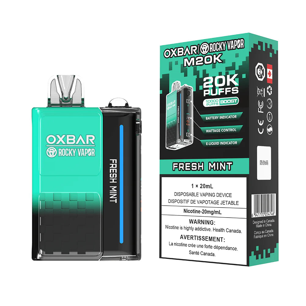Oxbar 20k Fresh mint (Provincial tax)