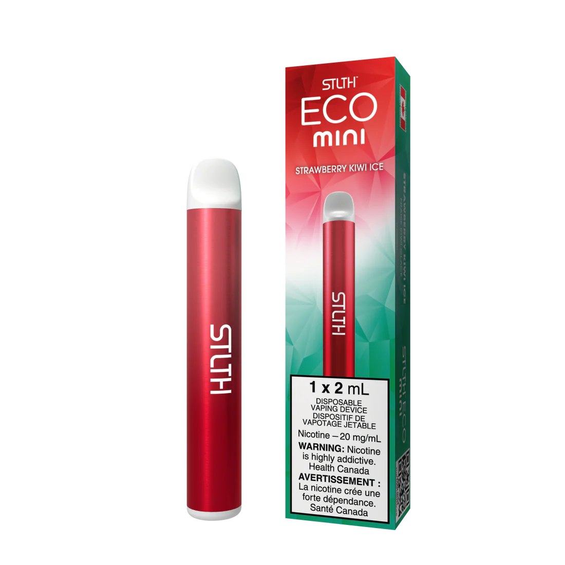 Stlth eco mini Strawberry Kiwi Ice (provincial tax)