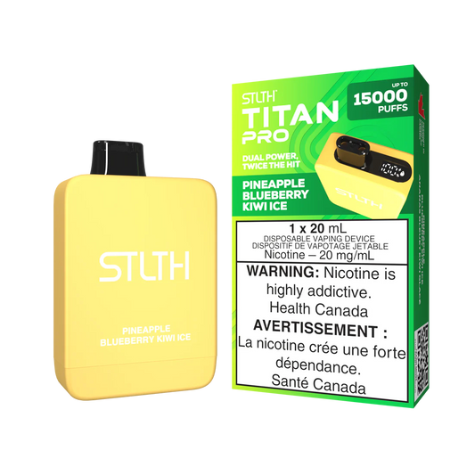 Stlth Titan Pro 15000 pineapple blueberry Kiwi ice*