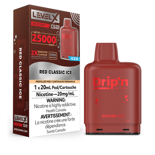 Dripn level x 25000 red classic ice(provincial)