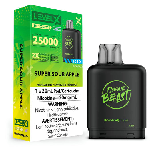 Level x 25000 Super sour apple *