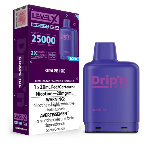 Dripn level x 25000 grape ice (provincial)