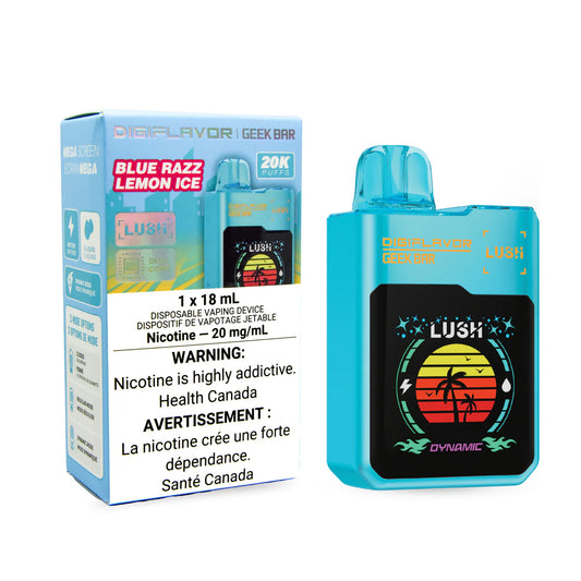 Geek bar 20k Blue Razz Lemon Ice ( Provincial Tax)
