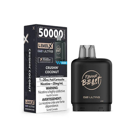 Level x G2 Ultra 50k Crushin’ coconut iced (provincial tax)
