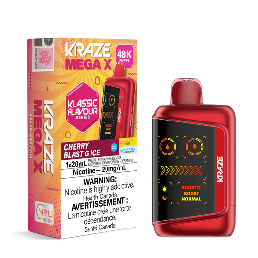Kraze Mega X Klassic 48k Cherry Blast G Ice (Provincial)