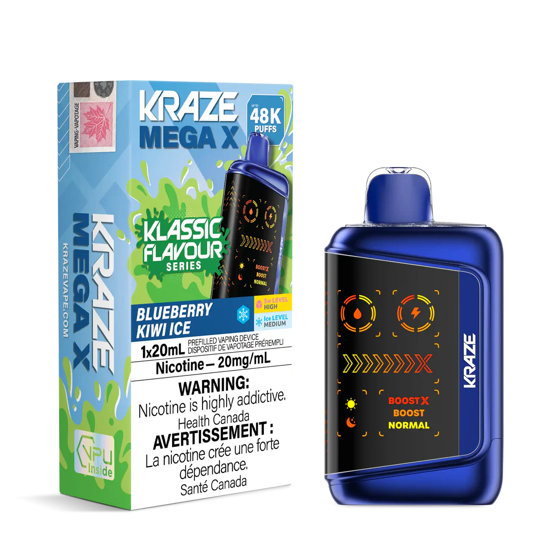 Kraze Mega X Klassic 48k Blueberry Kiwi Ice (Provincial)