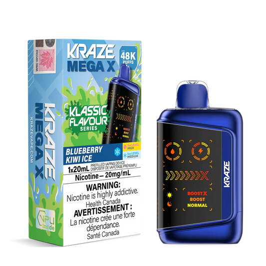 Kraze Mega X Klassic 48k Blueberry Kiwi Ice (Provincial)