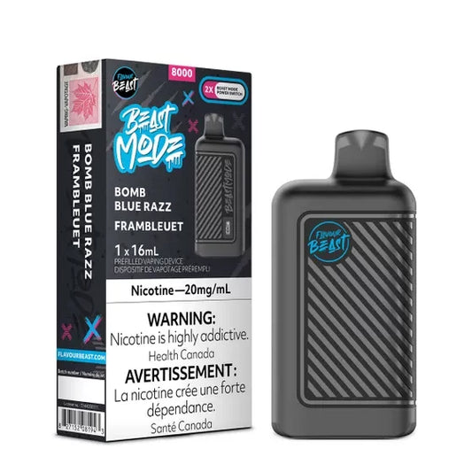 Flavour Beast - Beast Mode bomb blue razz 8k (provincial tax)