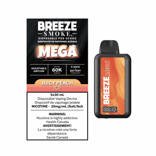 Breeze 60k juicy peach ice *