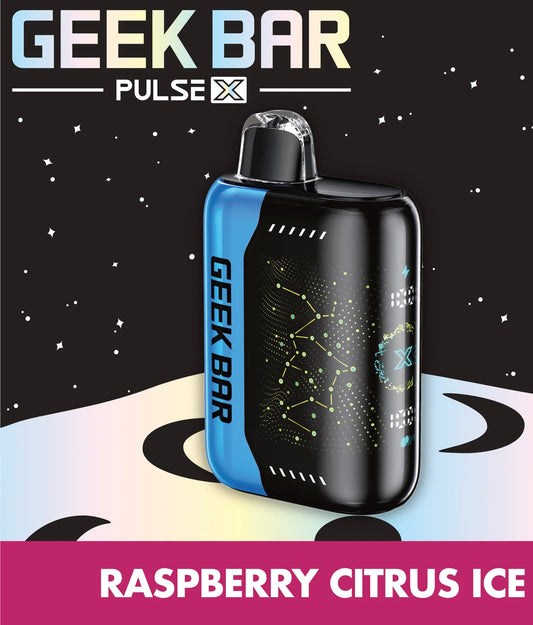 Geek bar pulse x 25k raspberry citrus ice (provincial tax)