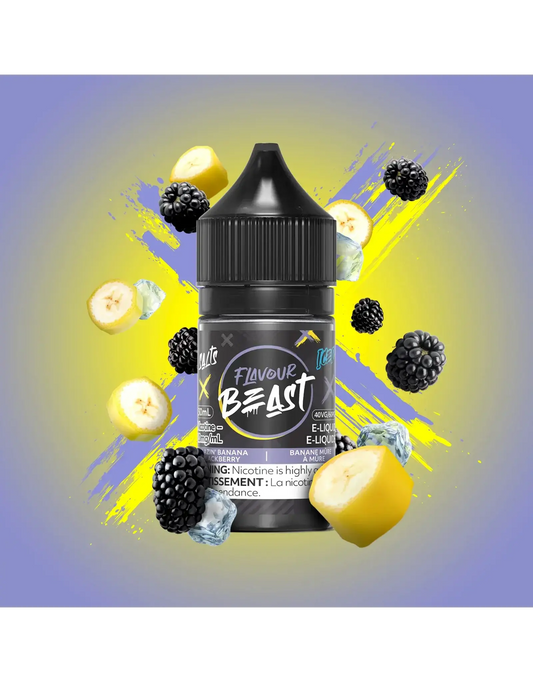 Flavour beast eliquid blazin banana blackberry iced 10mg *