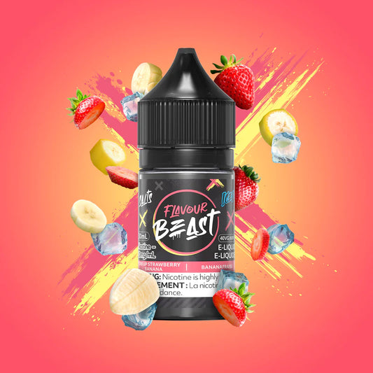 Flavour beast eliquid str8 up strawberry banana 10mg *