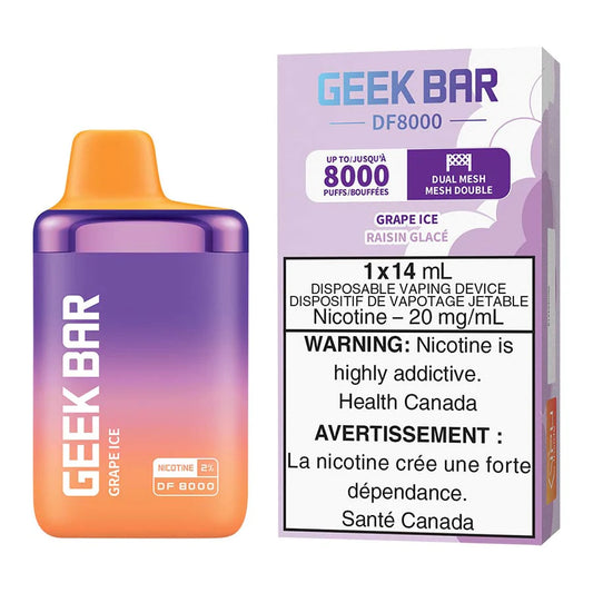 Geek bar DF8000 Grape Ice