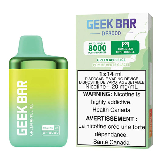 Geek bar DF8000 Green Apple ice