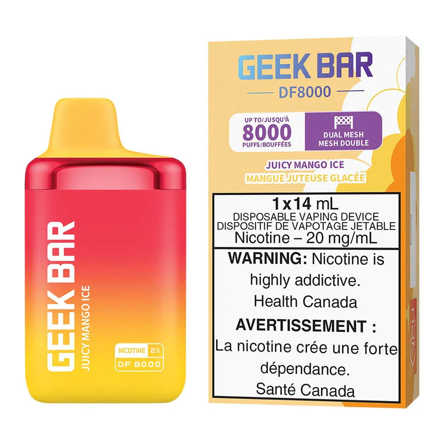 Geek bar DF8000 Juicy Mango ice