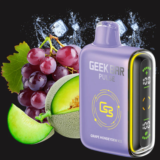 Geek Bar Pulse 9000 grape honeydew ice
