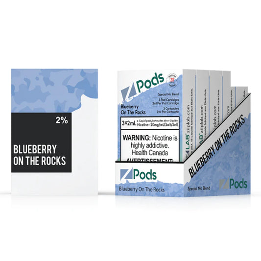 Z pods blueberry on the rocks
