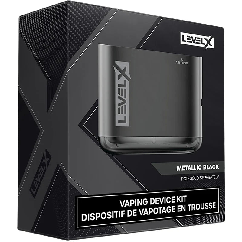 LEVEL X 850 Vaping device kit (Metallic black)