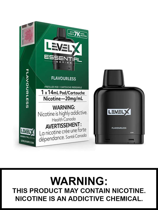 Level X pod essential Flavourless