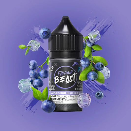 Flavour beast eliquid Super sour blueberry 10mg *