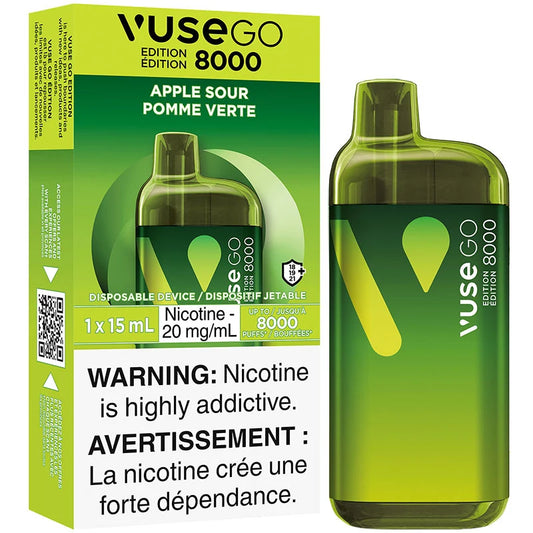 Vuse 8000 Green apple (provincial tax)