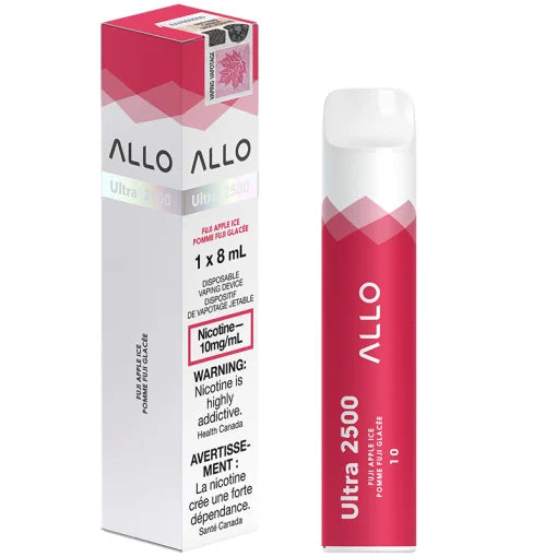 Allo Ultra 2500 Fuji apple ice 10mg(provincial)