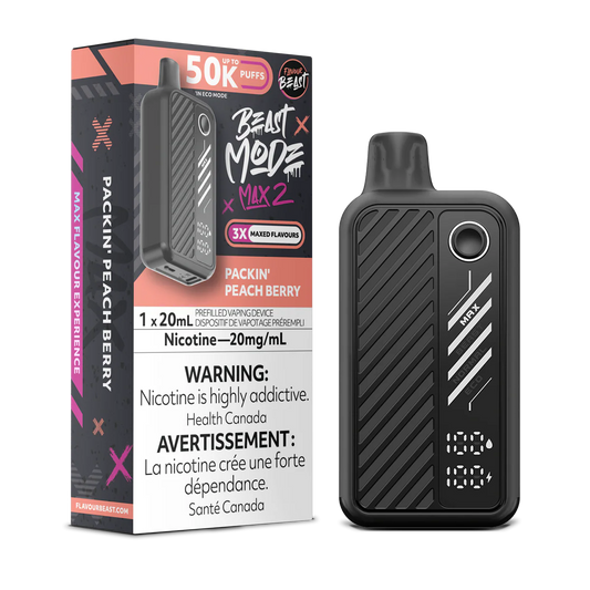 Flavour Beast Max 2 50k Packin peach Berry *