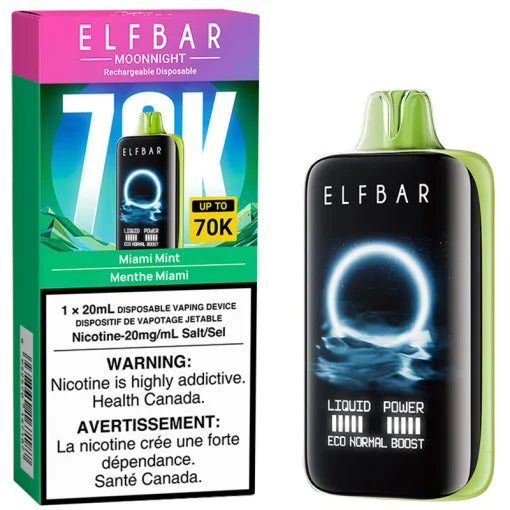 Elfbar 70k Miami mint ( provincial )
