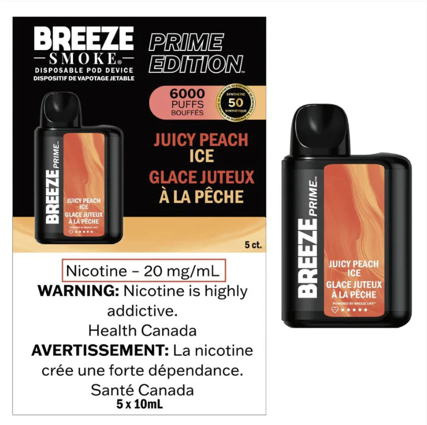 Breeze 6000 juicy peach ice*